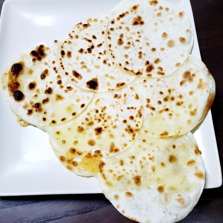 餃子の皮でチーズピザ風